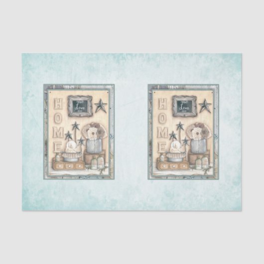 Nautical Beach Design Series 15 Tissuepapier (Voorkant)