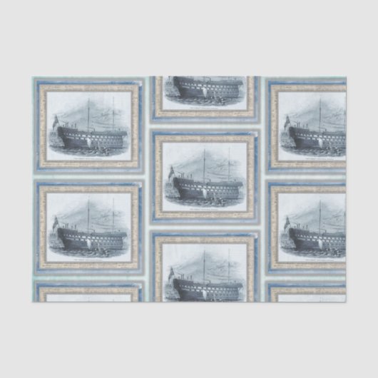 Nautical Beach Design Series 19 Tissuepapier (Voorkant)