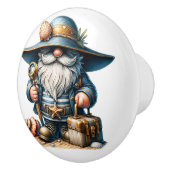 Nautical Beach Gnome Keramische Knop (Rechts)