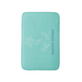 Nautical Beach House, Anchor, Mint Green Badmat (Voorkant Verticaal)
