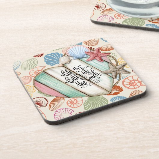 Nautical Beach House Bier Onderzetter (Linkerzijde)