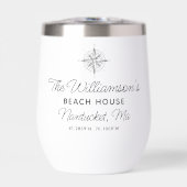 Nautical Beach House coördinaten, familienaam (Voorkant)