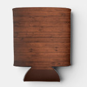 Nautical Beach House Familienaam Anker Wood Blikjeskoeler (Achterkant)