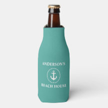 Nautical Beach House Family Name Anchor