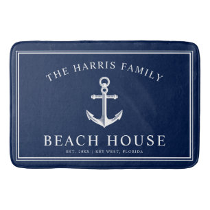 Nautical Beach House   Welkom marine en White Badmat