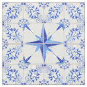 Nautical Beach North Star Modern Farmhouse Rustic Stof (Swatch)