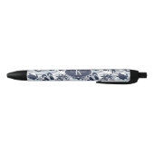 Nautical Beach Pattern Navy ID839 Blauwe Inkt Pen (Bodem)
