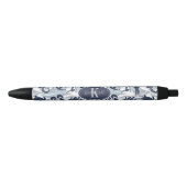 Nautical Beach Pattern Navy ID839 Blauwe Inkt Pen (Voorkant)