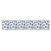 Nautical Beach Pattern Navy ID839 Korte Tafelloper (Horizontaal)