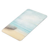 Nautical Beach Scène met roeiboot & Gevist net Magneet (Linkerzijde)