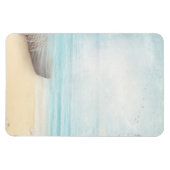 Nautical Beach Scène met roeiboot & Gevist net Magneet (Horizontaal)