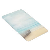 Nautical Beach Scène met roeiboot & Gevist net Magneet (Rechterzijde)