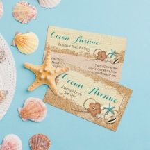 Nautical Beach Seashells & Sand Ocean Boutique