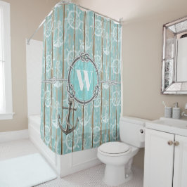 Nautical Beach Shower Curtain Douchegordijn