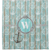 Nautical Beach Shower Curtain Douchegordijn (Voorkant)
