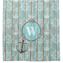 Nautical Beach Shower Curtain Douchegordijn