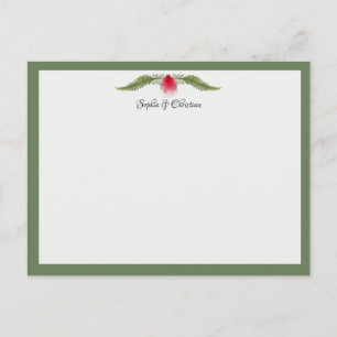 Nautical Beach Theme Wedding Correspondent Kaart