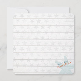 Nautical Beach | Trouwkaart Kaart