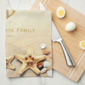  Nautical Beach Vast Familie Theedoek (Quarter Fold)