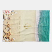  Nautical Beach Vast Familie Theedoek (Horizontaal)