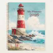 Nautical Beach Vuurtoren Planner (Voorkant)