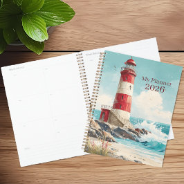 Nautical Beach Vuurtoren Planner