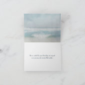 Nautical Beach Watercolor Bruidsdouche Bedankt  (Binnen)