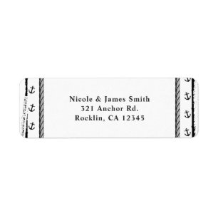 Nautical Beach Wedding Bridal Shower Etiket