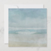 Nautical Beach Wedding Kaart (Achterkant)