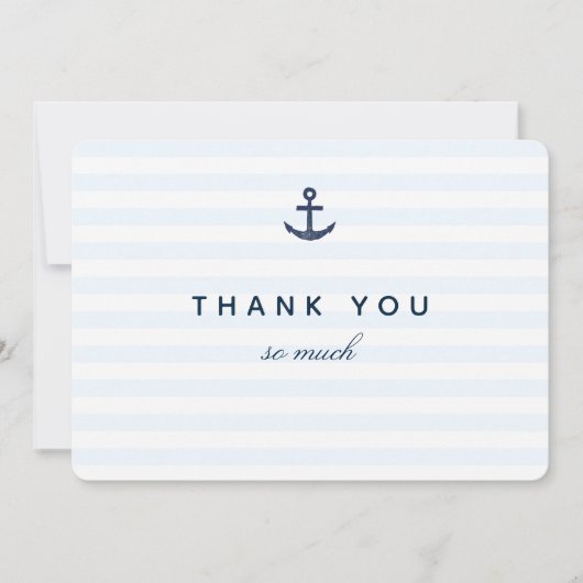 Nautical-bedankt-kaart Bedankkaart (Voorkant)