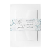 Nautical Belly Bands Uitnodigingen Wikkel (Voorkant Voorbeeld)