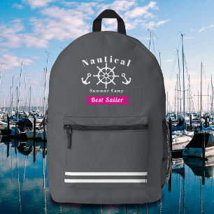 Nautical Best Sailor Grey Bedrukte Rugzak