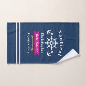 Nautical Best Sailor Navy Bad Handdoek (Handdoek)
