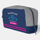 Nautical Best Sailor Navy Grey Toilettasje (Rechterhoek)