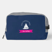 Nautical Best Sailor Navy Grey Toilettasje (Achterkant)