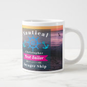 Nautical Best Sailor Photo Grote Koffiekop (Rechts)