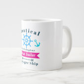 Nautical Best Sailor White Grote Koffiekop (Voorkant rechts)