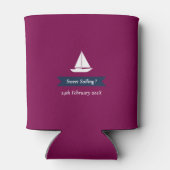 Nautical Best Sailor Wine Red Blikjeskoeler (Achterkant)