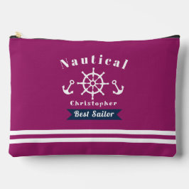 Nautical Best Sailor Wine Red Etui