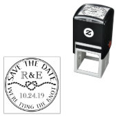 Nautical Bewaar de datum Custom Stamp Zelfinktende Stempel (In situ)