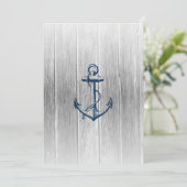 Nautical Birthday Invitation Kaart (Staand voorkant)