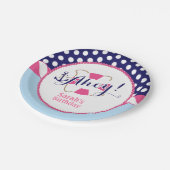 Nautical Birthday Party Borden Papieren Bordje (Gekanteld)