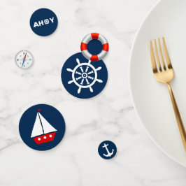 Nautical Birthday Party Confetti