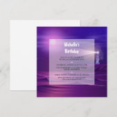 Nautical Birthday Party Invitation Kaart (Voorkant / Achterkant)