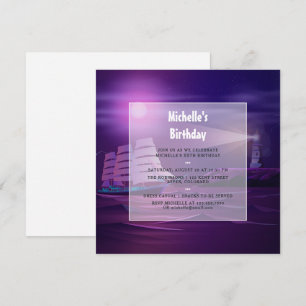 Nautical Birthday Party Invitation Kaart