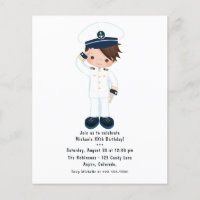 Nautical Birthday party Little Navy Boy