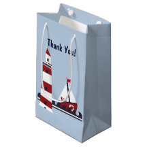 Nautical Birthday Party Ocean Scene Favor Gift Bag