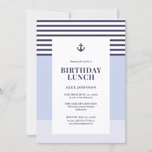 Nautical Birthday Zee Party Kaart