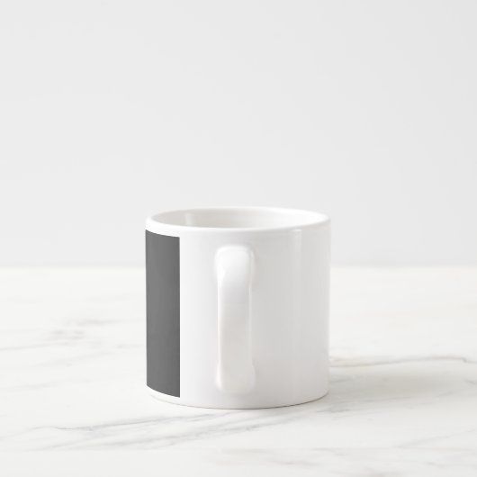 Nautical Black en White Anchor {kies uw kleur} Espresso Kop (Achterkant)