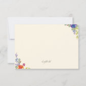 Nautical Bliss Response Card RSVP Kaartje (Achterkant)